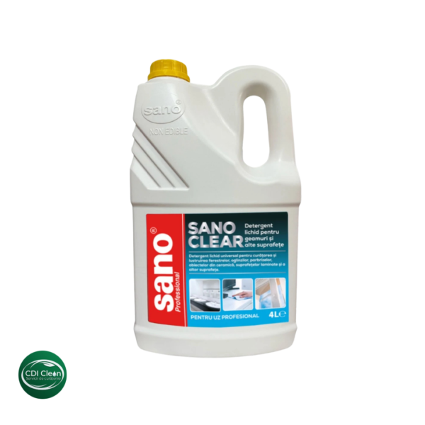 Sano S-255 - 4 litri – (Detergent profesional pentru pardoseli, pentru curățare intensă și eficientă)