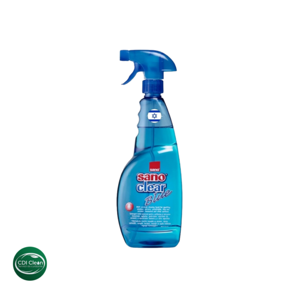 Sano Clear Blue - 1 litru – (Detergent pentru baie și suprafețe sanitare, pentru îndepărtarea depunerilor de calcar și murdărie)